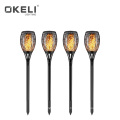 OKELI Easy to install 18 watt solar powered Intelligent light control rgb led landscape lighting